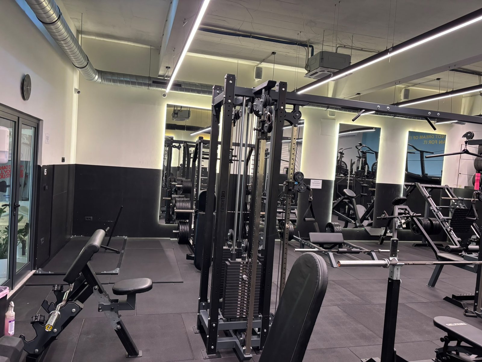Inside Strong Station gym in Dubrovnik