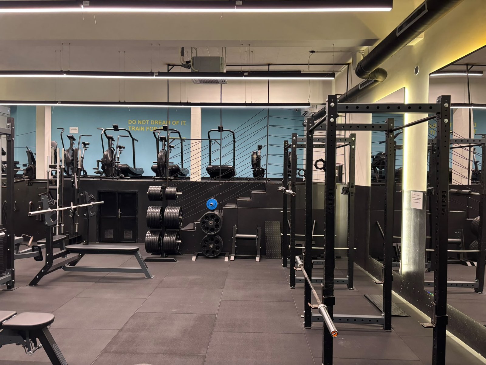 Training area at Strong Station gym